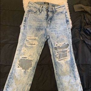 light washed jeans